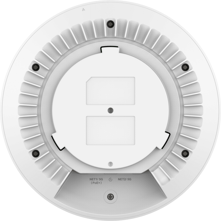 Punto de Acceso Wi-Fi 7 / Triple Banda BE11000 / MU-MIMO 2x2:2 / 384 Clientes Simultáneos / 2 Puertos 5G Ethernet con PoE+ / Cobertura Hasta 175 mts / BLE 5.3 / Gestión Integrada y en la Nube