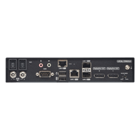 Extensor KVM over IP Dual Display 5K DisplayPort | Transmisión Sin Pérdidas Cero Latencia | Resolución 5120x2880 @ 30Hz | Dual SFP+ 10Gbps hasta 10 km | Redundancia de Energía y Red | Encriptación AES-256 | Gestió