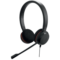 Jabra Evolve 20 DUO con Conexión USB C/A, Micrófono con Cancelación de Ruido de Ultima Generación, Configuración Plug and Play (4999-823-169)