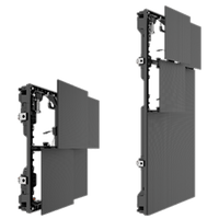 Gabinete LED para Videowall de Renta / Pitch 3.9 V2 / LED Negro / Resolución 128 X 256 / Tamaño 500 x 1000 mm / Uso en Exterior