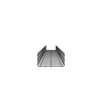 Charola Wire Basket de 12 in (304 mm) de Ancho, 6 in (152 mm) de Alto, 3 m de Largo, Hasta 626 Cables Cat6, Color Negro