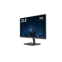 Monitor LED FullHD (1080p) de 24" / Ideal para CCTV, Oficina y Hogar / Entrada HDMI-VGA-BNC / Montaje VESA ( 75 X 75) / Uso 24/7 / Backlight E-LED / Ultra Delgado
