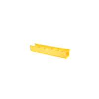 Canaleta FiberRunner™ 4X4, de PVC Rígido, Color Amarillo, 3 m de Largo