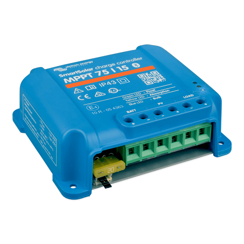SmartSolar MPPT 75/15 / Controlador de Carga Solar MPPT 15A / 12/24 Vcc en baterías / IP43