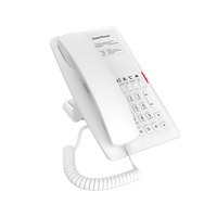 Teléfono IP Hotelero Wi-Fi 6 / 2 Líneas SIP / Doble Banda 2.4/5 GHz / 5 Teclas Programables / Puerto USB-A / PoE 802.3af / Audio HD