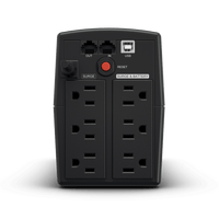 UPS de 900 VA/420 W, Topología Línea Interactiva, Entrada 120 Vca NEMA 5-15P, y 6 Salidas NEMA 5-15R, Con Regulador de Voltaje (AVR)