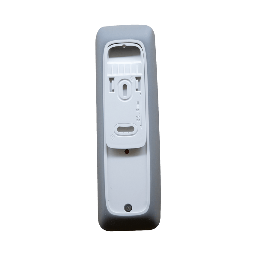 Control remoto 1 canal para motores de persiana Somfy con señal inalámbrica, instrucciones: sube, baja y detener, con posición favorita programada.