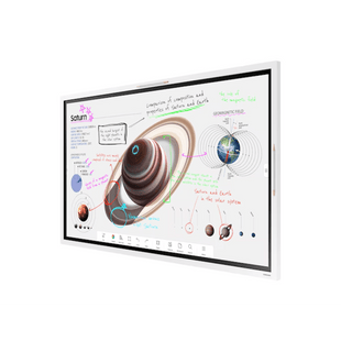 Pantalla Interactiva WM65FX 65" (165.1 cm) / Resolución 4K UHD 3840x2160 / Panel VA / Touch IR 20 Puntos / Pluma Pasiva Magnética / 4 Whiteboards Simultáneos / Audio 15W x 2CH / WiFi-Bluetooth / Tizen 9.0