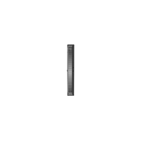 Organizador Vertical PatchRunner™, Sencillo (Solo Frontal), Para Rack Abierto de 45 Unidades, 8 in de Ancho, Color Negro