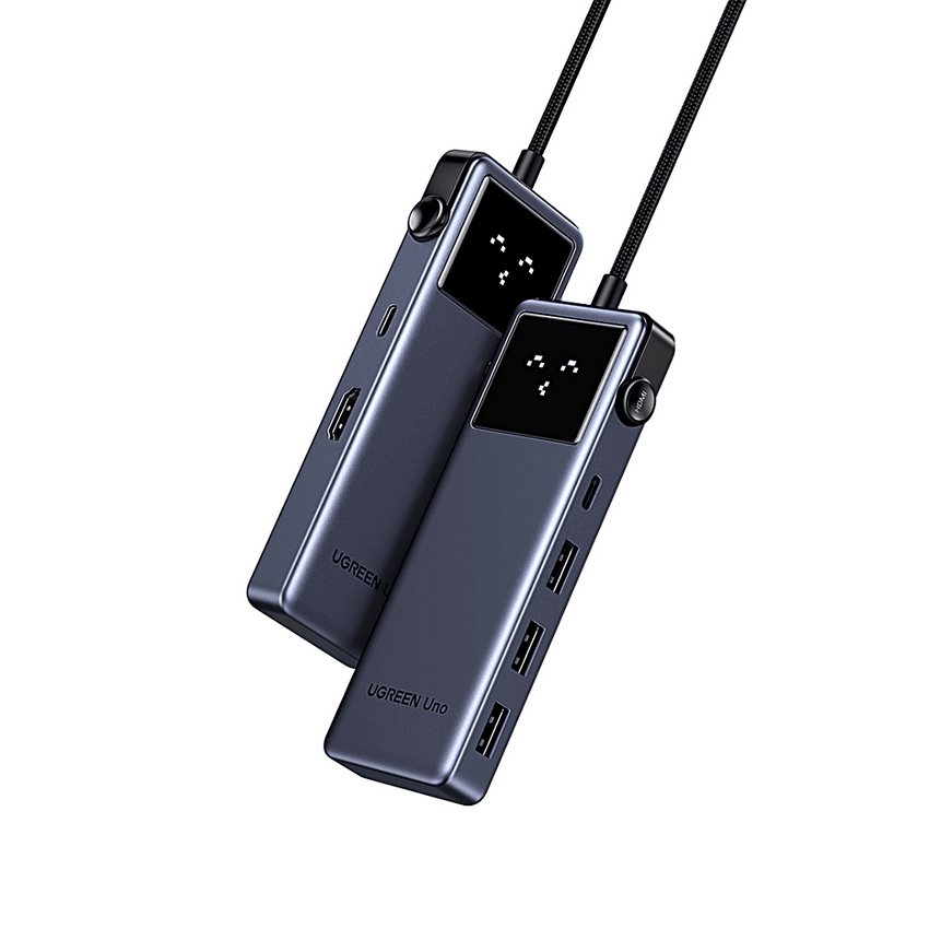 Hub USB-C 6 en 1 / HDMI 4K@60Hz / 3 Puertos USB-A 5Gbps / Carga PD 3.0 100W / Compatibilidad Universal Windows-macOS-Linux / Diseño Compacto