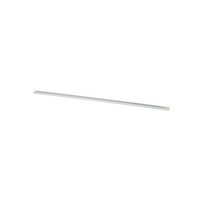 Canaleta LD3 de PVC rígido, con cinta adhesiva para instalación sin herramientas, 19.6 x 12 x 1828.8 mm, Color Blanco