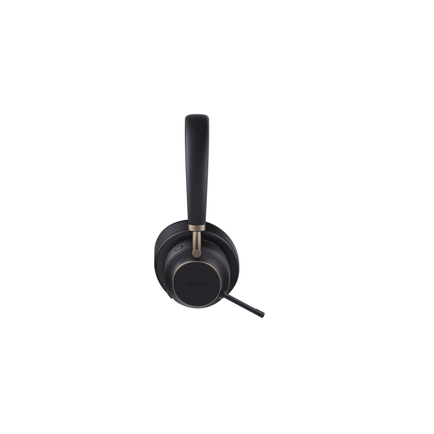 Diadema Inalámbrica BH76 Plus UC Black USB C/A de Yealink con Compatibilidad Completa para Plataformas UC y 6 Micrófonos para Voz de Alta Claridad