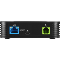 Adaptador de Teléfonos Analógicos ATA / 2 Puertos FXS (Conectar Teléfono Análogo) / Soporta 2 Perfiles SIP / Ethernet 10/100Mbps / Seguridad TLS y SRTP / Conferencia de Voz 3 Vías /
