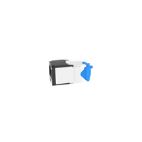Conector Jack RJ45 Estilo TG, Mini-Com, Categor�a 6A, Con Gel Resistente a la Corrosi�n, de 8 Posiciones y 8 Cables, Color Negro