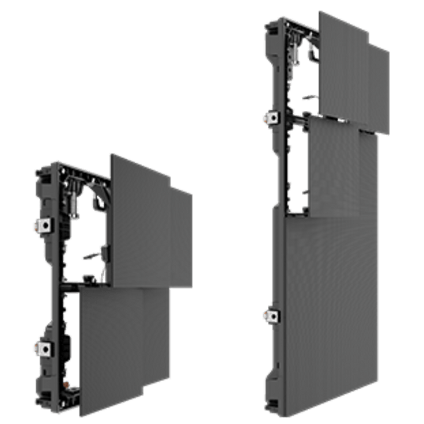 Gabinete LED para Videowall de Renta / Pitch 2.9 V2 / LED Negro / Resolución 168 X 336 / Tamaño 500 x 1000 mm / Uso en Exterior