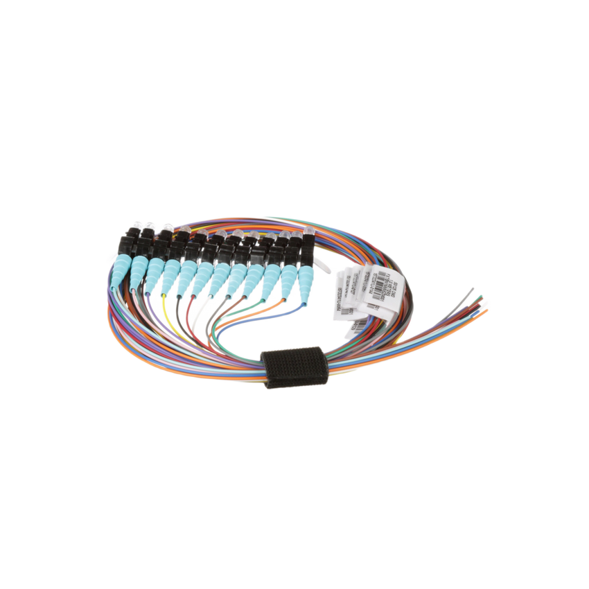 Kit de 12 Pigtails con Conector LC, Multimodo 50/125 OM4, 900um, de 1 Metro (3.28 Pies)
