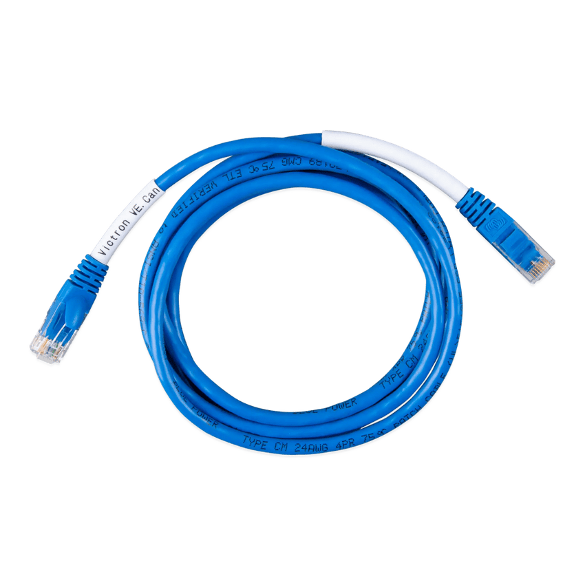 Cable Comunicación VE.can tipo A de 1.8 m para Programación de Victron con Baterías V12 de Pytes