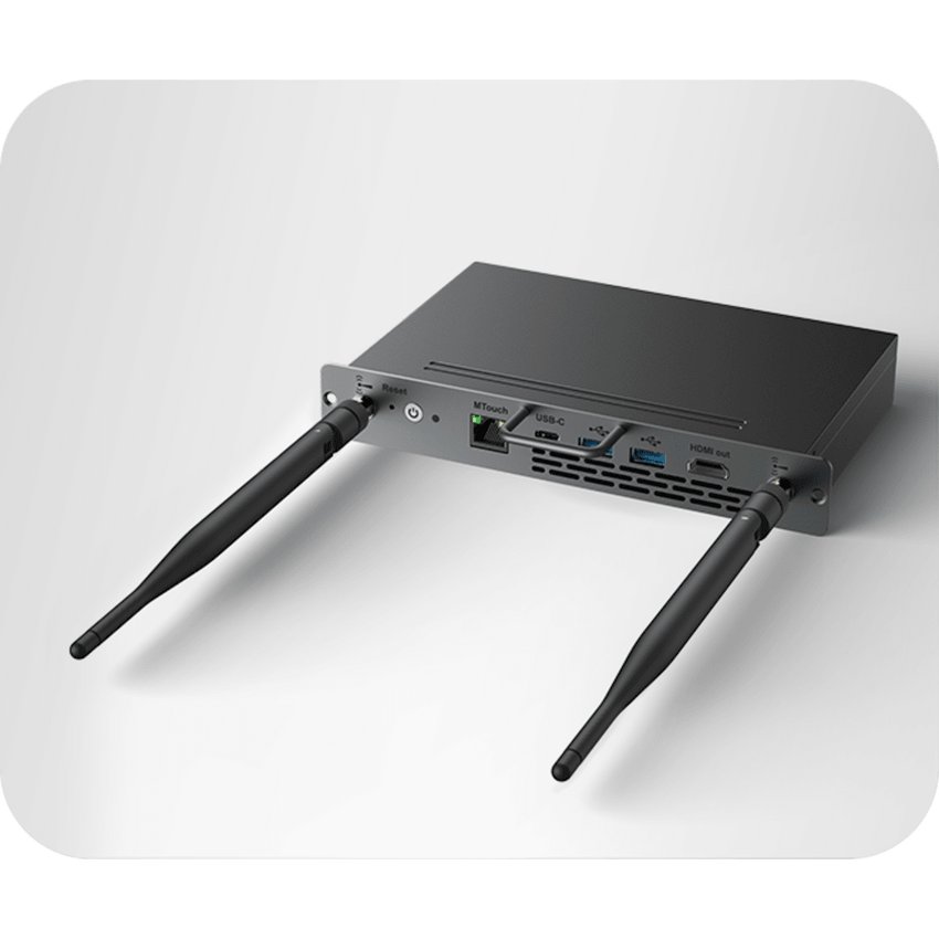 Módulo de Cómputo MCore-OPS-T para MeetingBoard 65”, 75” y 86” con Windows 11 IoT optimizado para Teams Rooms