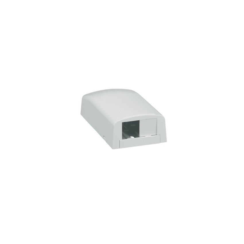 Caja de Montaje en Superficie, Para 2 Módulos Mini-Com, Color Blanco