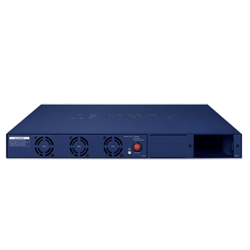 Switch Administrable Capa 3 / 48 Puertos 10/100/1000T 802.3bt PoE++ / 4 Puertos 10G SFP+ / Dos Ranuras Para Fuente de Alimentación Modular / 3200W PoE Budget / Compatibilidad IPv4/IPv6 / VLAN / QoS / ERPS