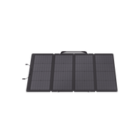 Módulo Solar Bifacial, Portátil y Flexible de 220W Recomendado para Estaciones Portátiles EFD330, EFD350 ó EFD500 / Ajuste de Ángulo / Carga Eficiente / Incluye Cable XT60 a MC4