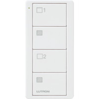 Control remoto PICO inalámbrico con 4 botones  encender/apagar grupo/escenas,  complemente con un atenuador o switch on/off