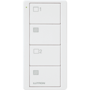Control remoto PICO inalámbrico con 4 botones  encender/apagar grupo/escenas,  complemente con un atenuador o switch on/off
