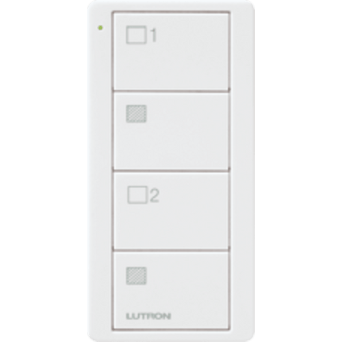 Control remoto PICO inalámbrico con 4 botones  encender/apagar grupo/escenas,  complemente con un atenuador o switch on/off