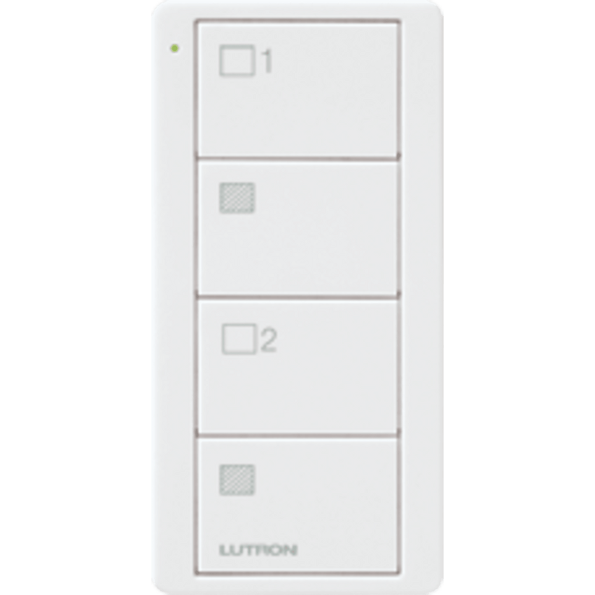 Control remoto PICO inalámbrico con 4 botones  encender/apagar grupo/escenas,  complemente con un atenuador o switch on/off