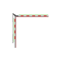 Brazo Articulado 3 mts (1.5+1.5) con Iluminación para Barreras Hikvision Serie DS-TMG320