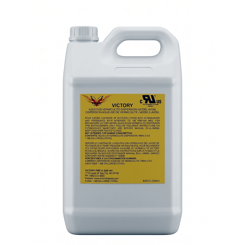 Recarga de Agente AVD Capacidad 1.6 Galones | UL EX 26669