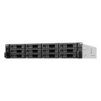 Servidor de Almacenamiento Synology SA3400D | Alta Escalabilidad | 12 Bahías SAS | Doble Controlador | Hasta 192 TB (576 TB Expandido) | 3,500/2,900 MB/s Lectura/Escritura | RAID F1, 0, 1, 5, 6, 10.