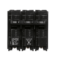 Interruptor automático enchufable tipo QP 3 polos, 100 amp.