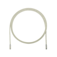 Cable de Parcheo UTP, Cat6A, 24 AWG, CM, Color Gris, 0.91 Metros (3 Pies)