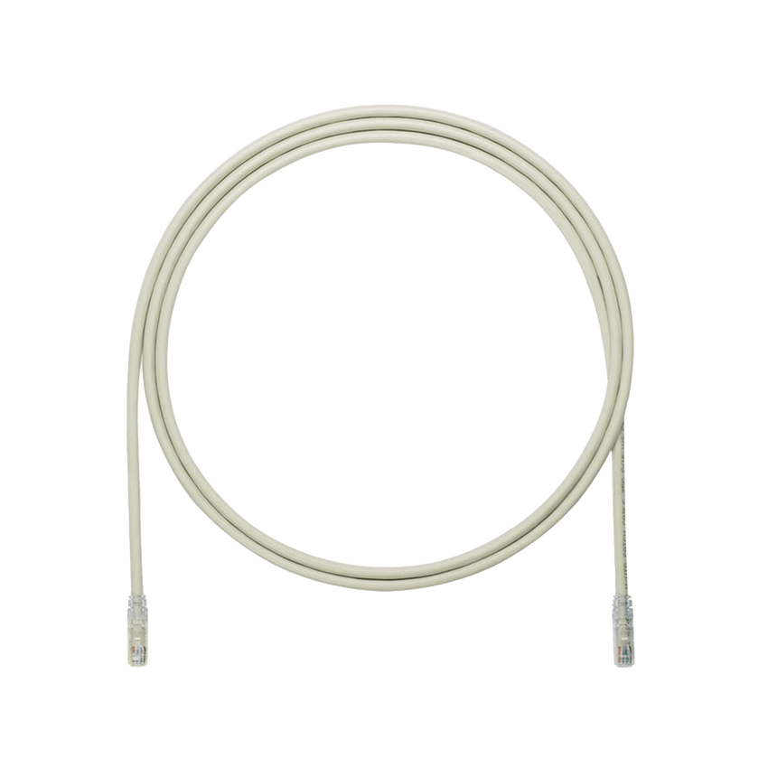 Cable de Parcheo UTP, Cat6A, 24 AWG, CM, Color Gris, 0.91 Metros (3 Pies)