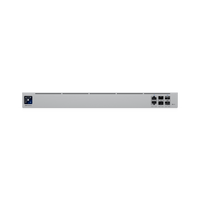 UniFi Enterpirse Router Empresarial de Alto Rendimiento / 12.5 Gbps IDS/IPS / Firewall de Capas Aplicativa / 5 Puertos WAN Máx. (1x25G SFP28, 1x2.5 GbE RJ45) / Conexión VPN Avanzada / Redundancia PSU Hot-Swappable / Montaje en Rack 1U