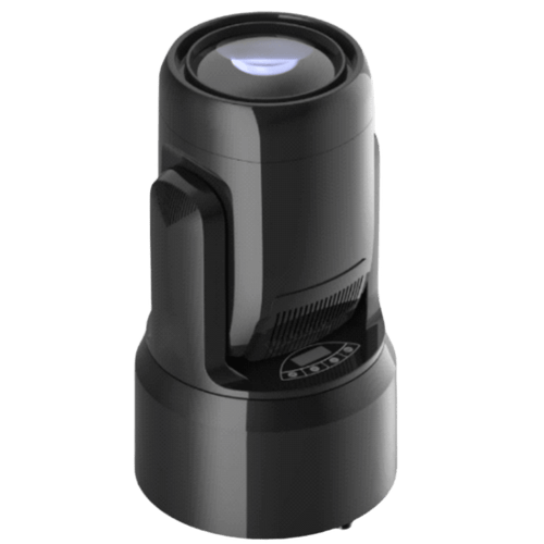 Luz LED de Entretenimiento / 120W LED / 50,000 Horas Vida Útil / Control DMX + Voz + Auto / 7 Colores + 8 Gobos / Prisma 6+12 / Horizontal 540° Vertical 172° / IP20