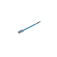 Cable de Parcheo UTP Cat6A, CM/LSZH, Diámetro Reducido (28AWG), Color Negro, 2.13 Metros (7 Pies)