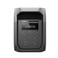 Estación de Energía Portátil EcoFlow DELTA 3 MAX, 2048Wh, Batería LiFePO4, Salida 2400W (Surge 4800W)
