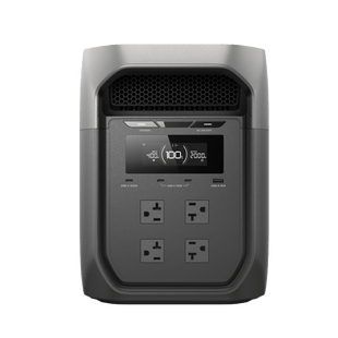 Estación de Energía Portátil EcoFlow DELTA 3 MAX, 2048Wh, Batería LiFePO4, Salida 2400W (Surge 4800W)