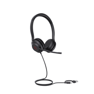 Diadema Alámbrica UH35 Dual de Yealink USB-C/A Compatible con Teléfonos IP Yealink y Computadoras