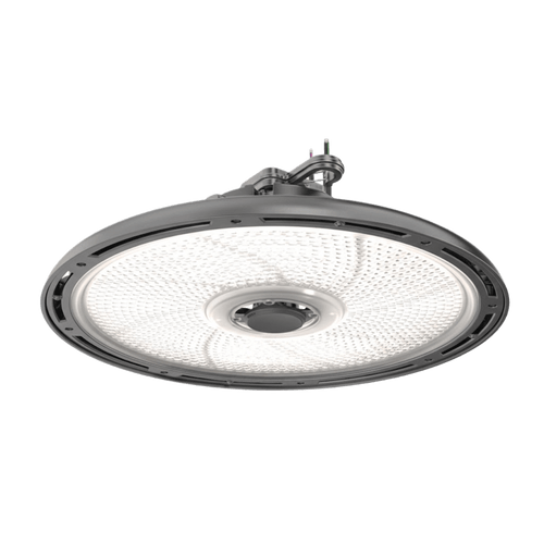 Luminaria LED High Bay Redonda REBL / 24 000- 27 000 -30 000 Lúmenes / 150-170-200W / 3500K-4000-5000 K CCT Switchable / IP66 NEMA 4X / IK10 / UVOLT 120-347V / DLC Premium