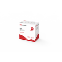 Bobina de Cable UTP 305 Mts / Cat 6 (24 AWG) / Color Negro / Uso en Exterior / 100% Cobre / Aplicaciones de CCTV y Redes de Datos