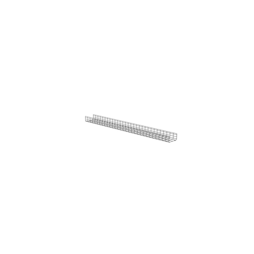 Charola Wire Basket de 12 in (304 mm) de Ancho, 6 in (152 mm) de Alto, 3 m de Largo, Hasta 626 Cables Cat6, Color Negro