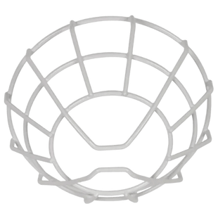 Protector De Rejilla Anti Vandalismo Y Golpes Accidentales, Color Blanco, Para Sirenas/Estrobos/Bocinas System Sensor, Montaje a Ras en Techo, 8.26"Altox8.26"Anchox3.54"Profundidad