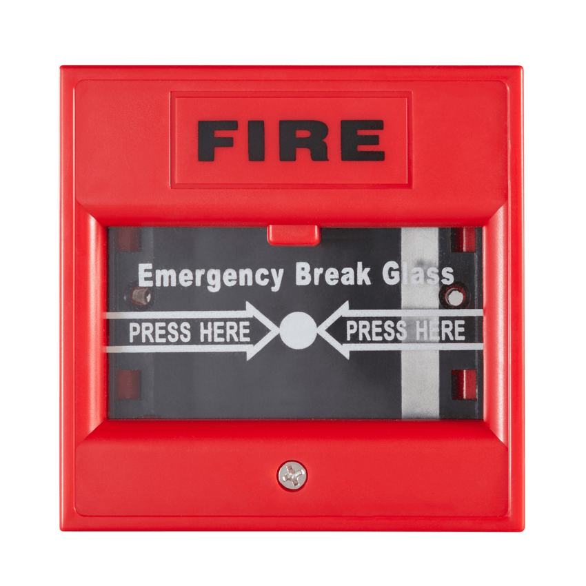 Botón de Salida de Emergencia / Color Rojo con Leyenda "FIRE" / Interior / NO / NC