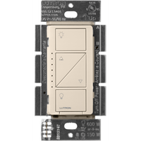 (Caseta Wireless) Atenuador, aumenta/disminuye intensidad de Iluminación, requiere cable neutro. 250W LED /1000 INC/HAL
