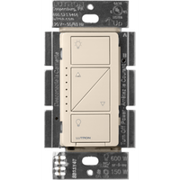 (Caseta Wireless) Atenuador, aumenta/disminuye intensidad de Iluminación, requiere cable neutro. 250W LED /1000 INC/HAL