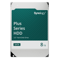 Disco Duro SATA de 3.5" Serie Plus | Capacidad 8TB | Tecnología CMR | MTBF de 1.2 Millón de Horas | Carga de Trabajo de 180 TB/Año | Compatible con Synology DSM.