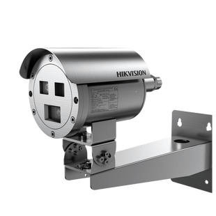 Bala IP Térmica Dual / Termico 9.7 mm (256 X 192) + Óptico 8 mm (4 MP) / Termométrica / Detección de Temperatura / IP68 / 30 mts IR / Antiexplosión / Anticorrosión